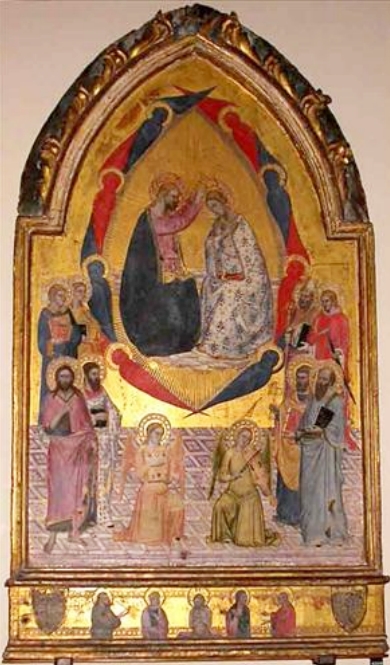 Incoronazione della Vergine con angeli e Santi