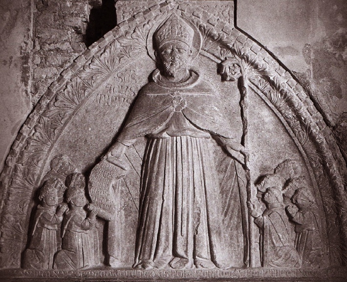 Sant'Agostino consegna la sua regola ai monaci