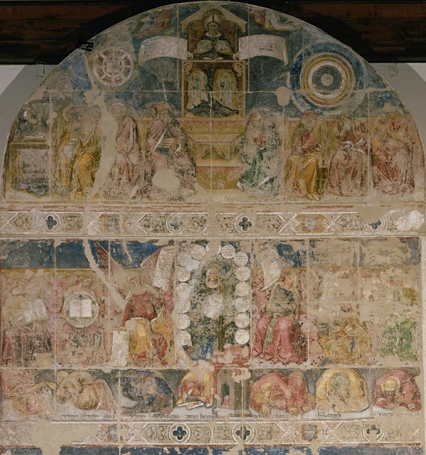 Trionfo di Sant'Agostino di Serafino de' Serafini