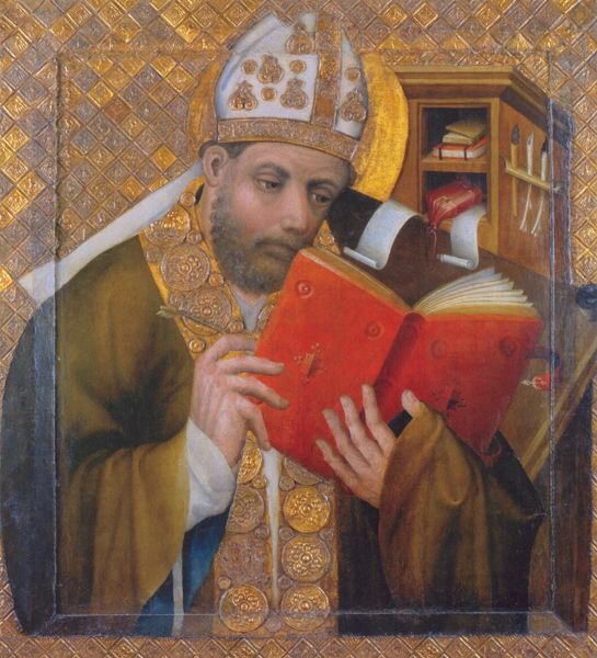 Sant'Agostino vescovo e Dottore della Chiesa del Maestro Teodorico da Praga