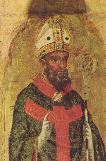 Agostino vescovo di Paolo Veneziano