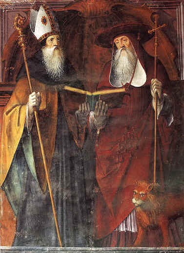 Agostino e san Gerolamo