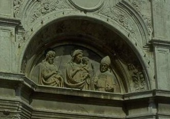 Con la Vergine e san Giovanni, lunetta nella chiesa di sant'Agostino a Montepulciano