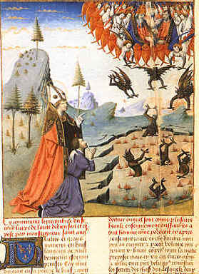 Agostino e Marcellino, da un manoscritto francese del XV secolo