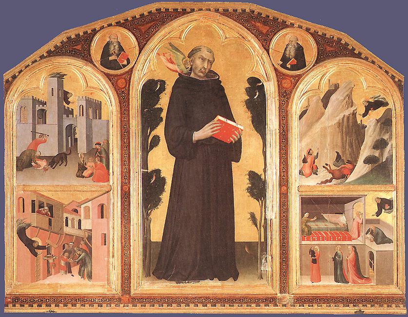 Vita e opere miracolose del Beato Novello in una pala di Simone Martini a Siena, tempera su tavola; 200 x 256
