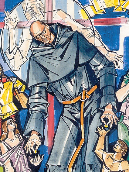 Mariano de la Mata in un quadro di Hajnal