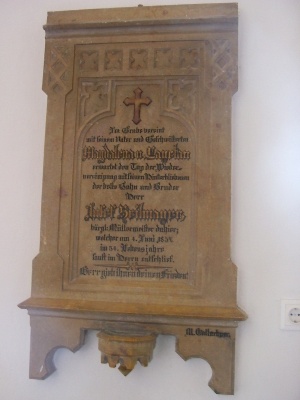 Pietra memoriale per l'arcivescovo salisburghese Guntherdi Meiβen (1023-1025)
