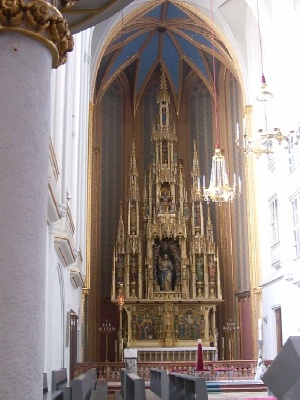 L'altare neogotico di Halbig