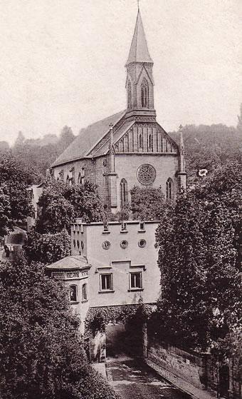 Vecchia immagine della chiesa agostiniana di Coburgo