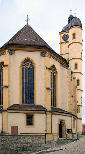Facciata della chiesa agostiniana di Dettelbach