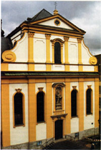 Facciata della chiesa agostiniana di Wrzburg
