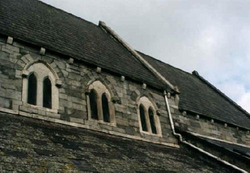 Particolare del monastero e della chiesa a Drogheda