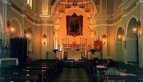 Immagine dell'interno della chiesa di sant'Agostino a Belvedere Marittimo