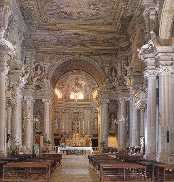 Interno della chiesa di sant'Agostino a Modena