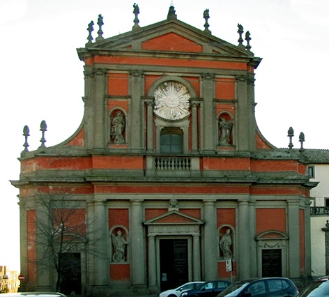 Facciata della chiesa della SS. Trinit a Viterbo