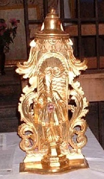 Immagine del reliquiario di sant'Agostino a Agneda