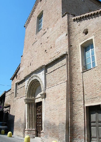 Facciata della chiesa di S. Agostino a Matelica