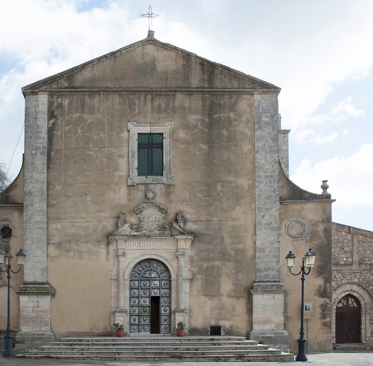 Facciata della chiesa di sant'Agostino a Caltabellotta