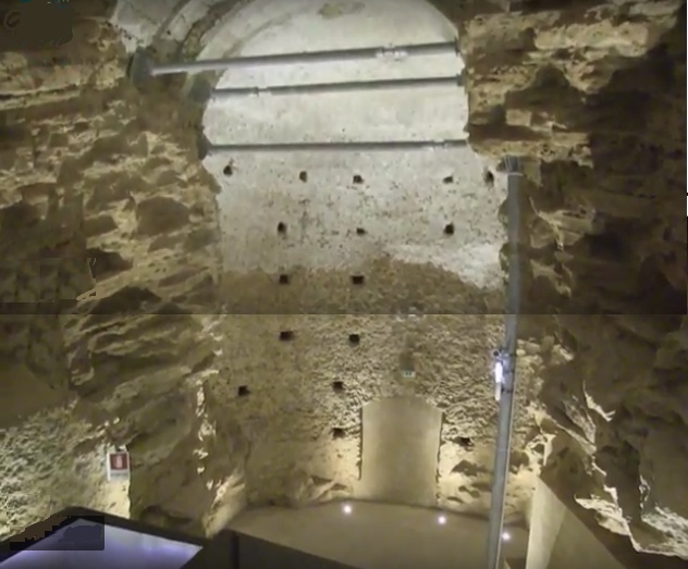 Resti della cripta della chiesa di sant'Agostino a Caltagirone