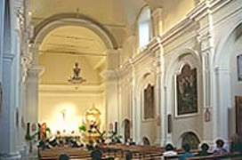 Interno della chiesa di sant'Agostino a Centuripe