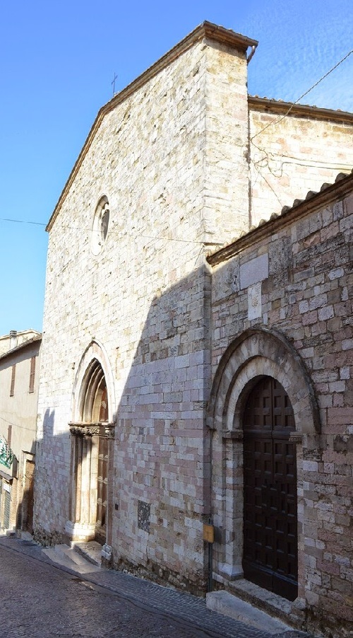 Immagine della chiesa di S. Agostino a Montefalco