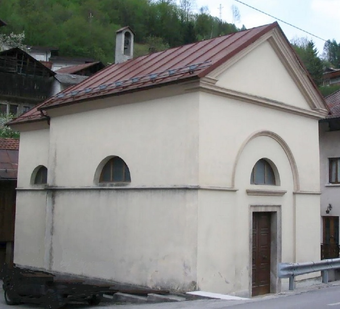 Immagine della chiesa di sant'Agostino a Agordo, in localit Toccol