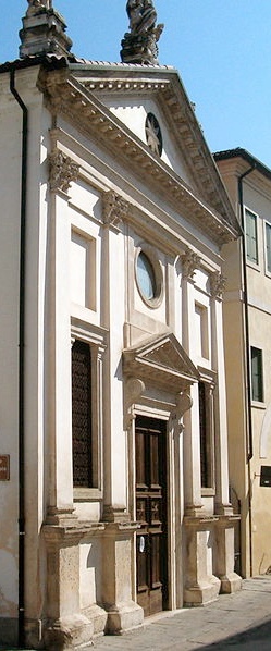 Facciata dell'Oratorio di san Nicola da Tolentino a Vicenza