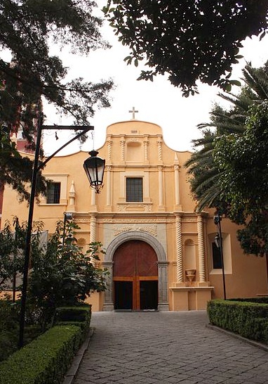 La chiesa di sant'Agostino de Las Cuevas a Tlalpan