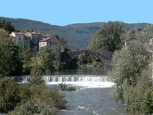 Panorama di Alzon, il villaggio natale di p. Emmanuel