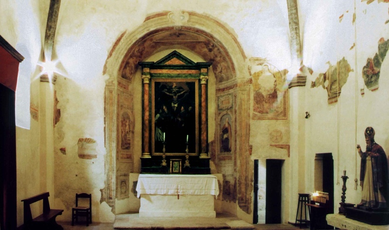 Interno della chiesa di san Biagio a Cannara