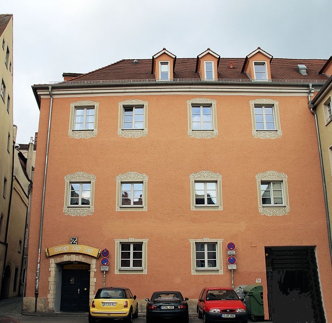 Piazza sant'Agostino a Regensburg