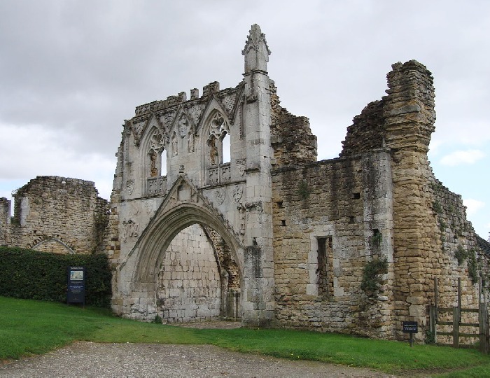 I resti dell'abbazia di Kirkham