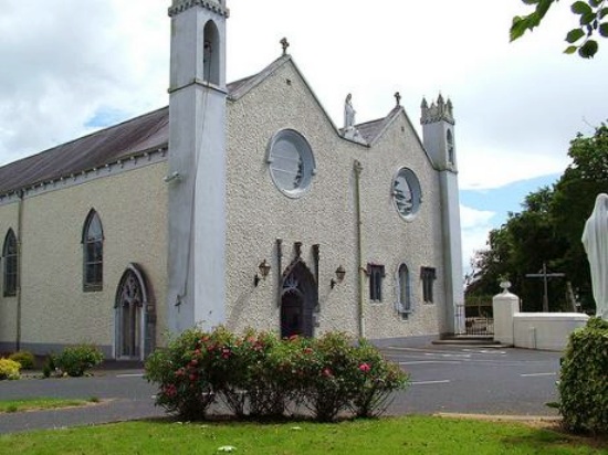 La chiesa dell'abbazia a Ballyhaunis