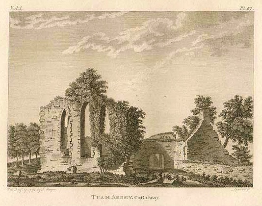 L'Abbazia in una incisione pubblicata da S. Hooper nel 1792