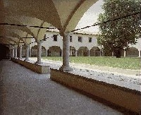 Il chiostro del convento di Udine