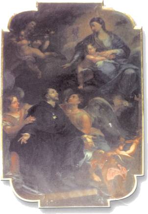 san Nicola in gloria, sec. XVII, Cervo, chiesa S. Nicola