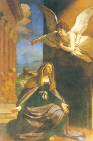Cappella di sant'Anna: Guercino, Visione di sant'Anna