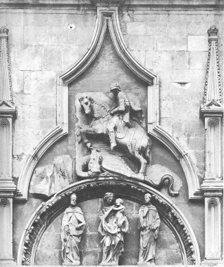Particolare del portale della Basilica