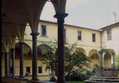 Il chiostro del convento di Cortona