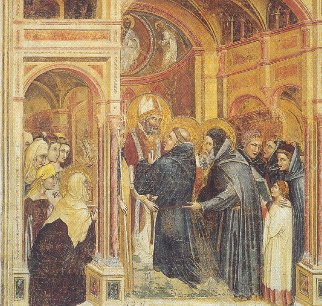 Ciclo di affreschi della vita di sant'Agostino nella chiesa degli Eremitani a Padova