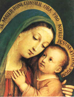 Raffigurazione della Madonna del Consiglio