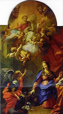 L'Annunciazione di Antonio Puglieschi pala dell'altare maggiore nel convento agostiniano di Valdarno