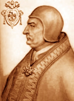 Raffigurazione di papa Clemente IV