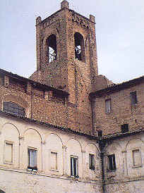 Torre del passero a Recanati nel convento agostiniano