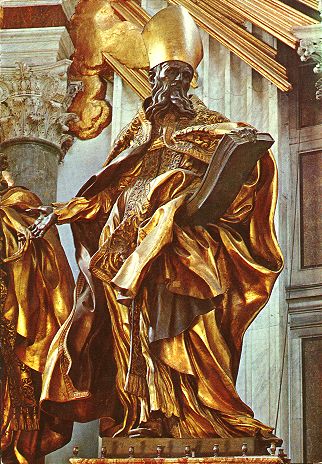 Agostino opera del Bernini in S. Pietro a Roma