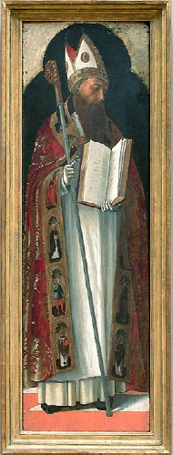 Parigi: sant'Agostino di Bellini al Museo del Louvre