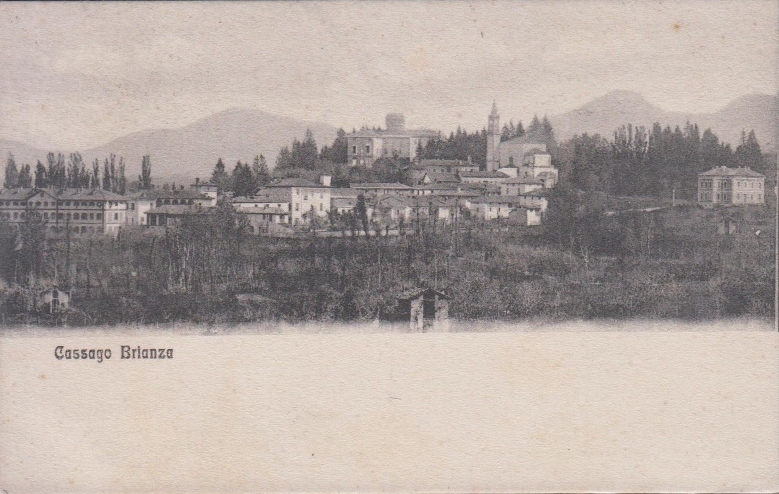 Panorama di Cassago negli anni 1930-1945