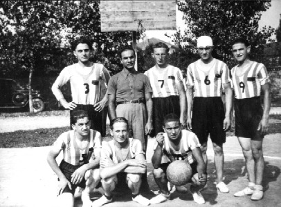 1940: la squadra di pallacanestro di Cassago