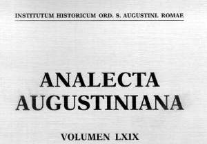 La rivista agostiniana Analecta Augustiniana