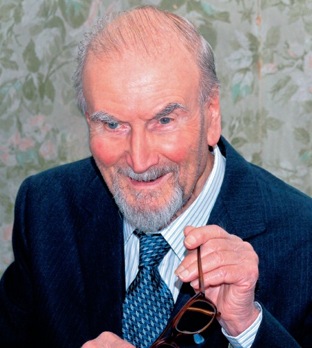 Una immagine di Eugenio Corti nel suo 90 compleanno